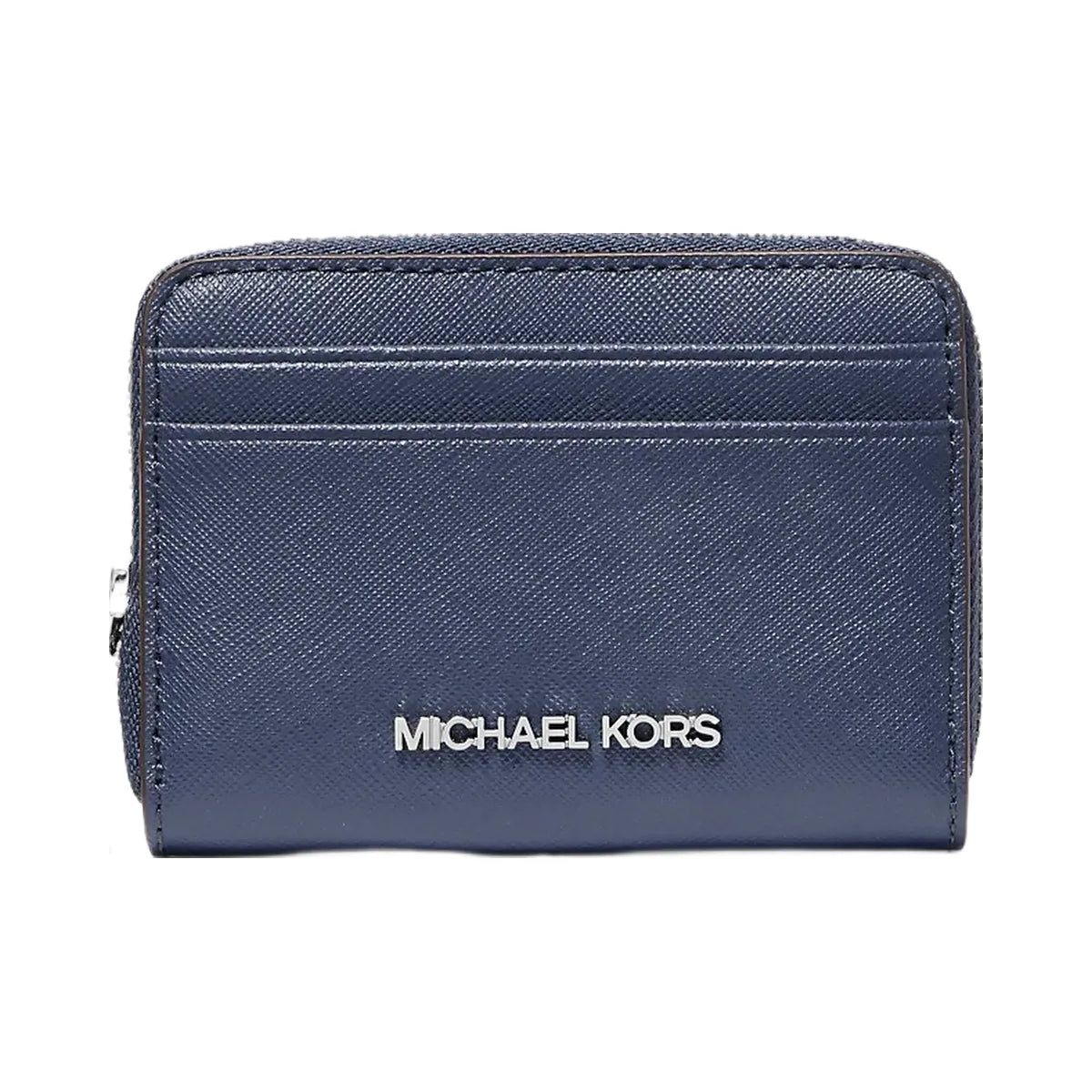 Michael Kors Jet Set Travel Medium Saffiano Leather Wallet Navy