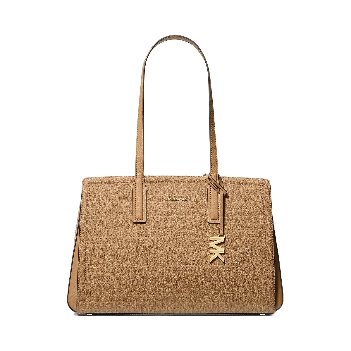 Michael Kors Laila Medium Signature Logo Tote Bag Husk