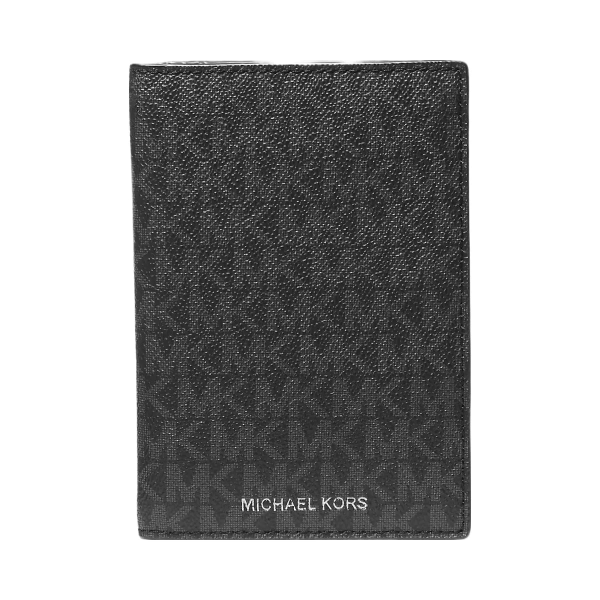 Michael Kors Logo Passport Wallet Black