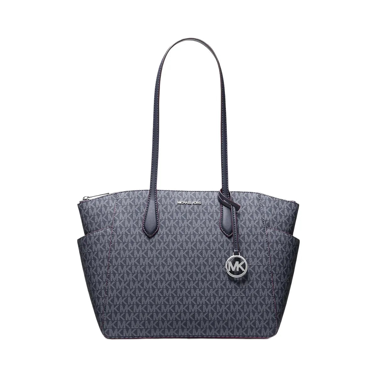 Michael Kors Marilyn Medium Signature Logo Tote Bag Admiral