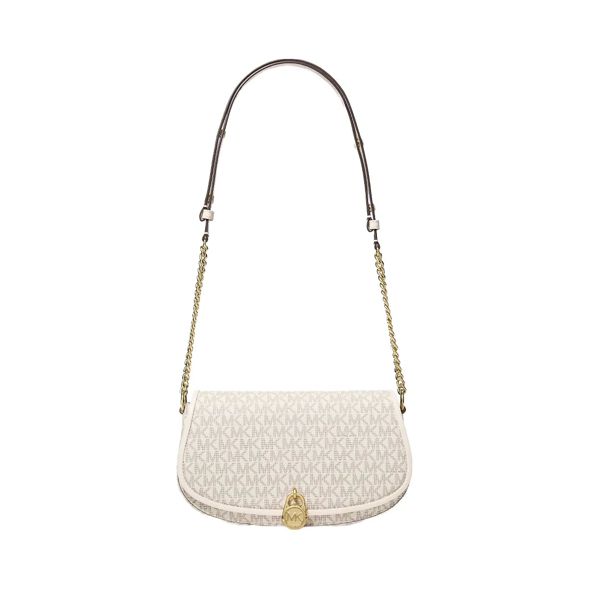 Michael Kors Mila Medium Signature Logo Messenger Bag Lt Crm Multi