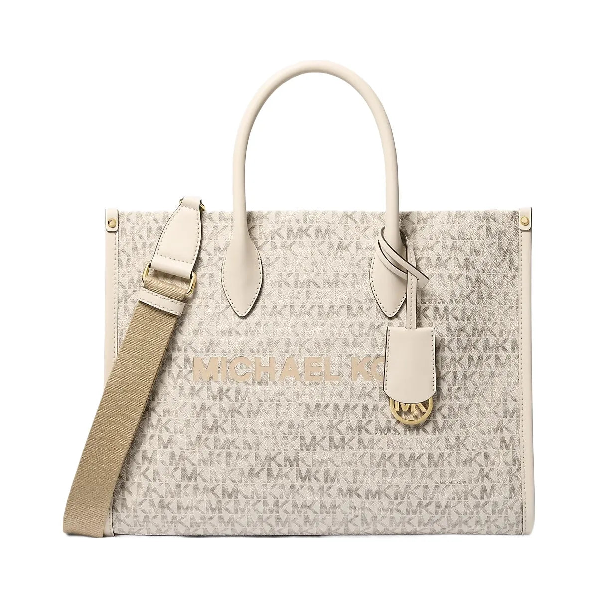 Michael Kors Mirella Medium Signature Logo Tote Bag Lt Crm Multi