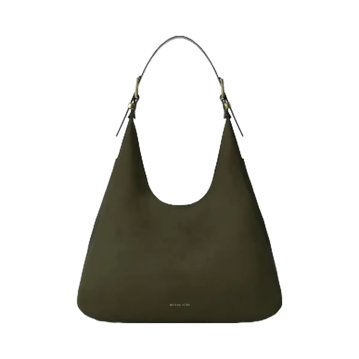 Michael Kors Nolita Large Nubuck Hobo Shoulder Bag Ivy