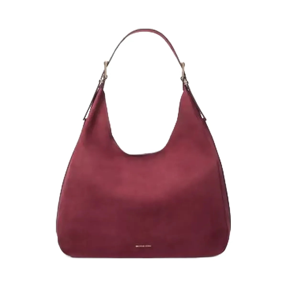 Michael Kors Nolita Large Nubuck Hobo Shoulder Bag Mulberry