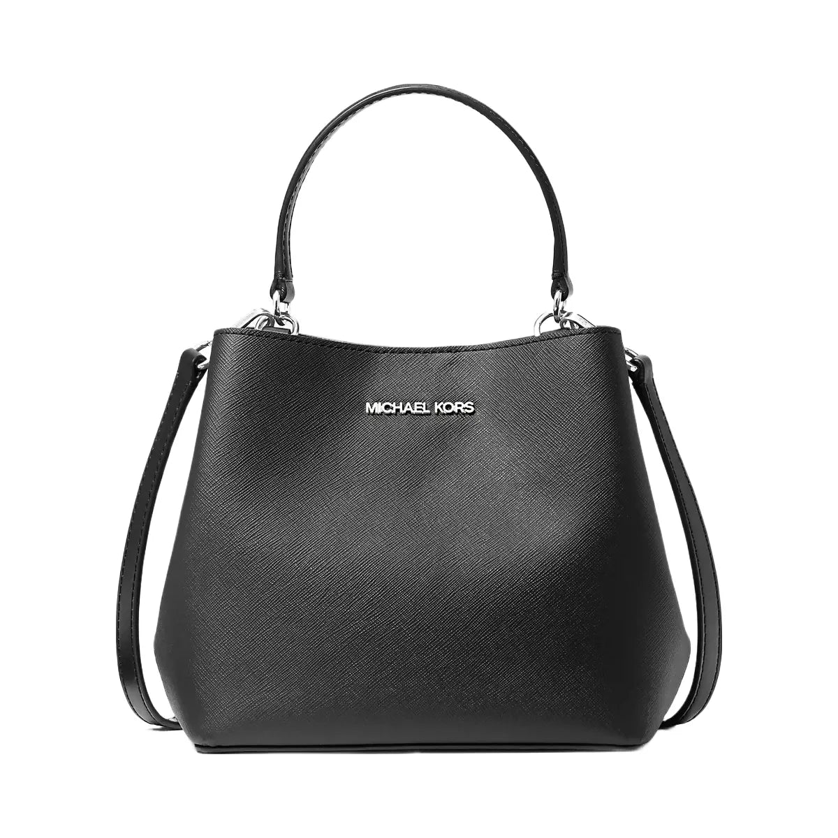 Michael Kors Pratt Small Convertible Shoulder Bag Black