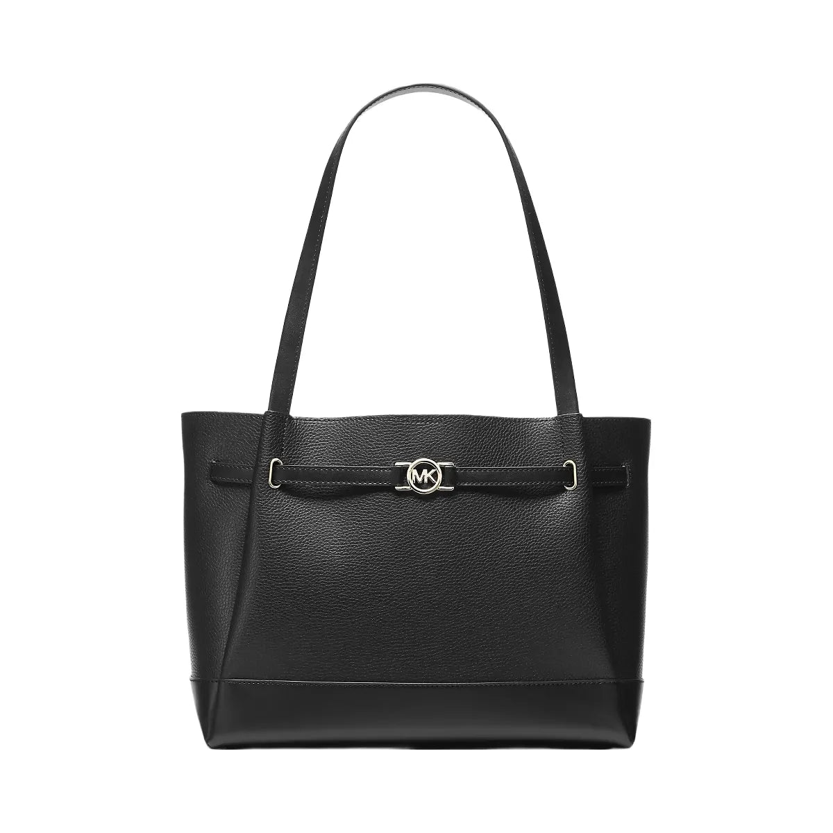 Michael Kors Reed Large Pebbled Leather Tote Bag Black