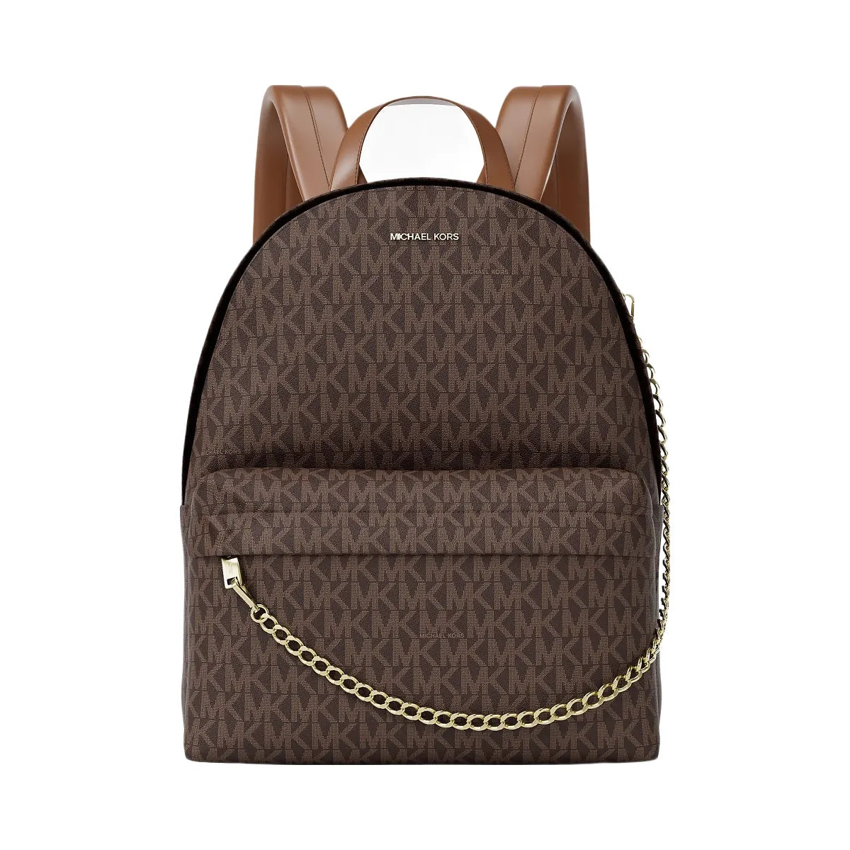 Michael Kors Slater Medium Signature Logo Backpack Brown