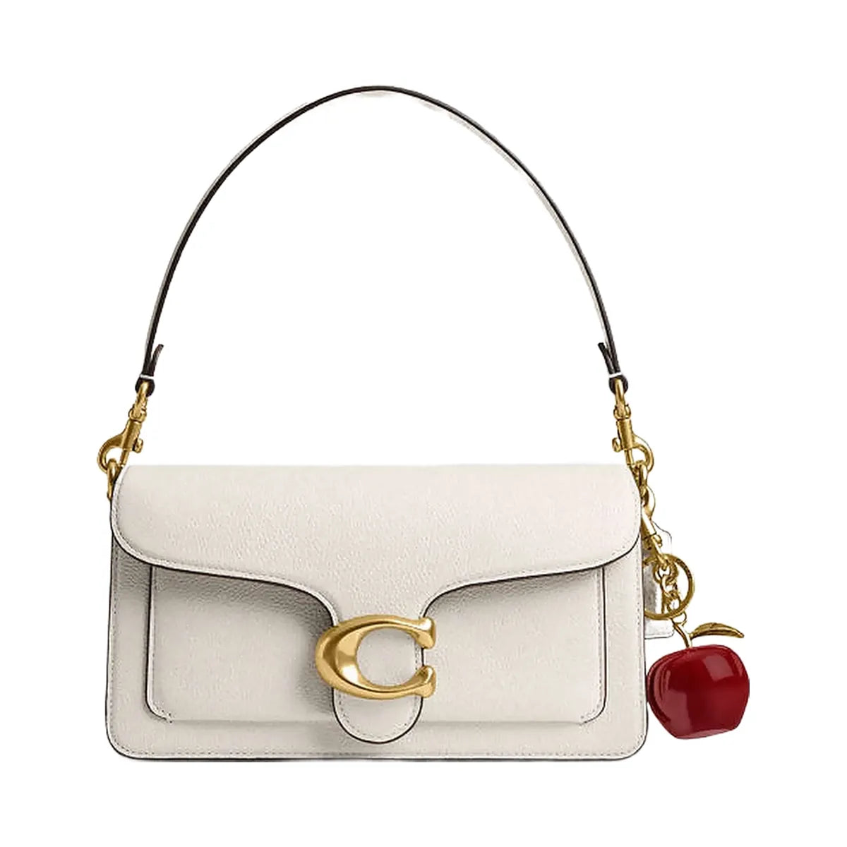 Coach Apple Bag Charm Brass-Multi
