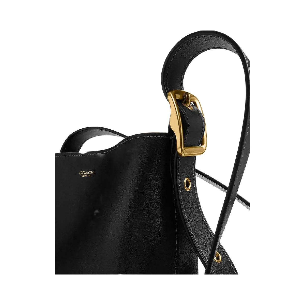 Coach Bleecker Bucket Bag 21 Brass-Black