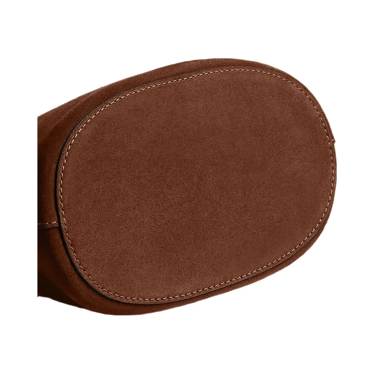 Coach Bleecker Bucket Bag Suede-Brass-Warm Brown