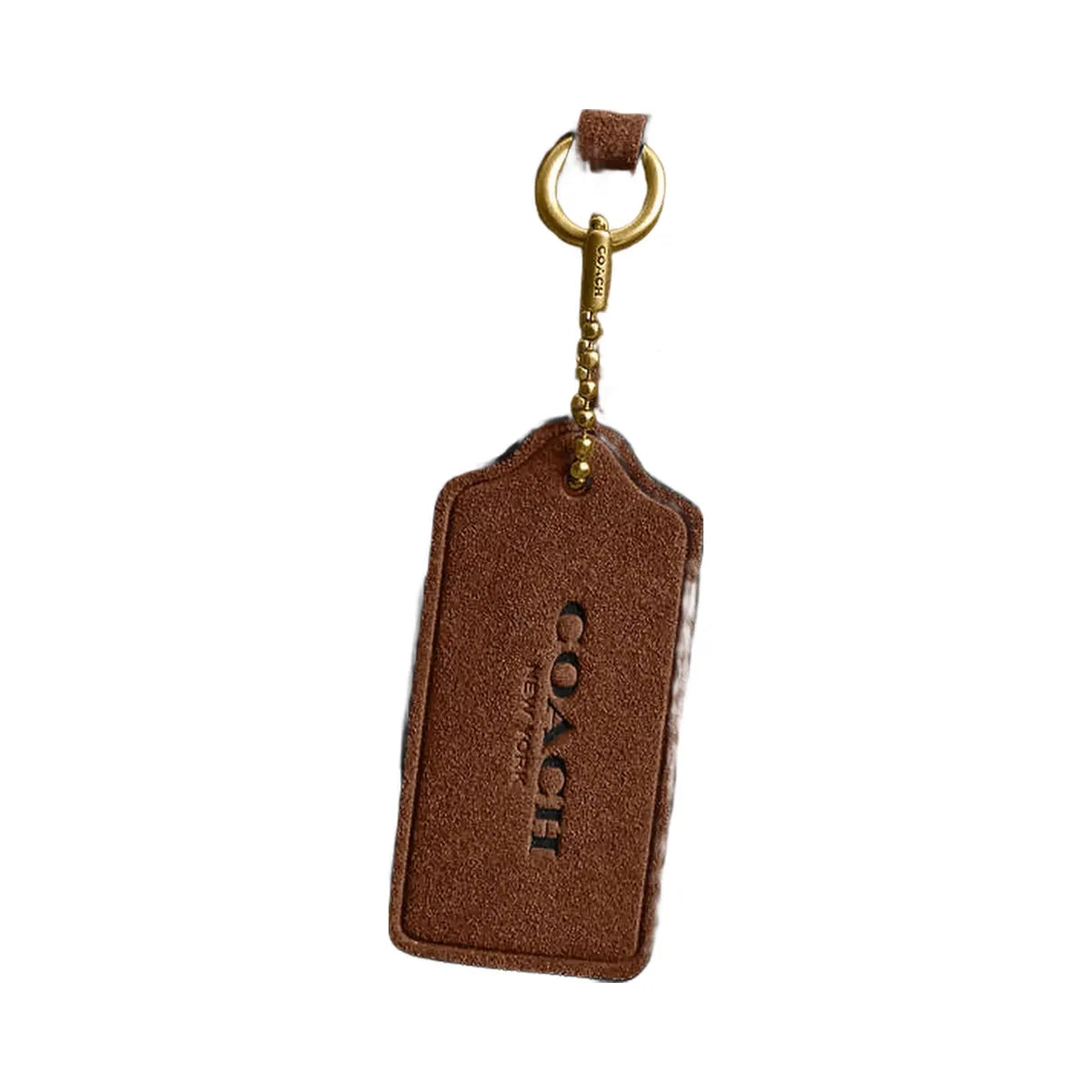 Coach Brooklyn Shoulder Bag 39 Suede-Brass-Warm Brown