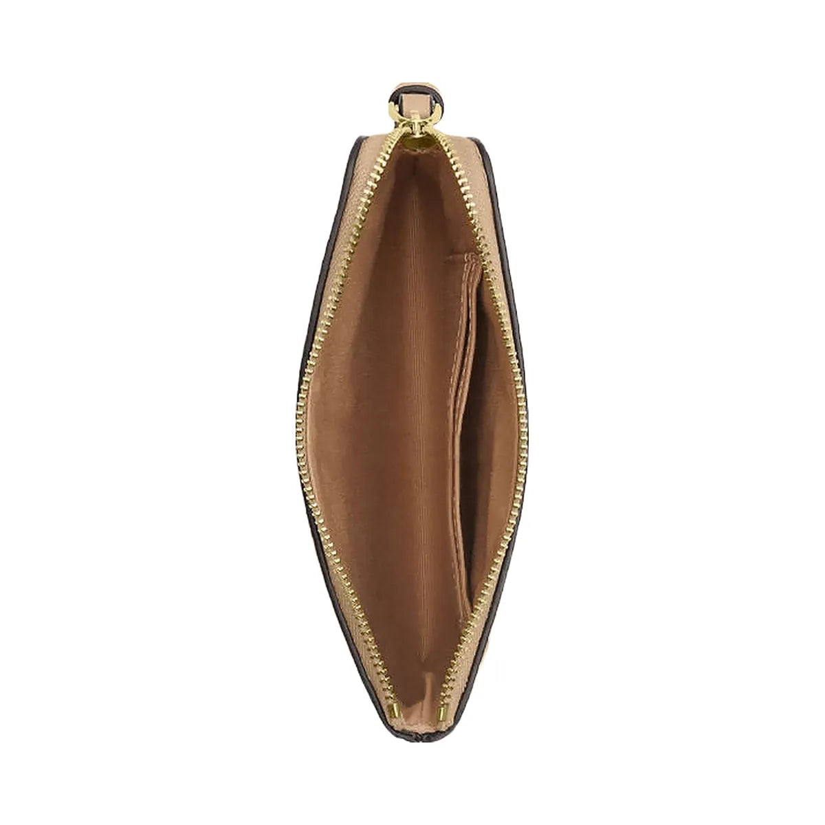 Coach Corner Zip Wristlet In Signature Leather Pebbled Leather-Im-Oat