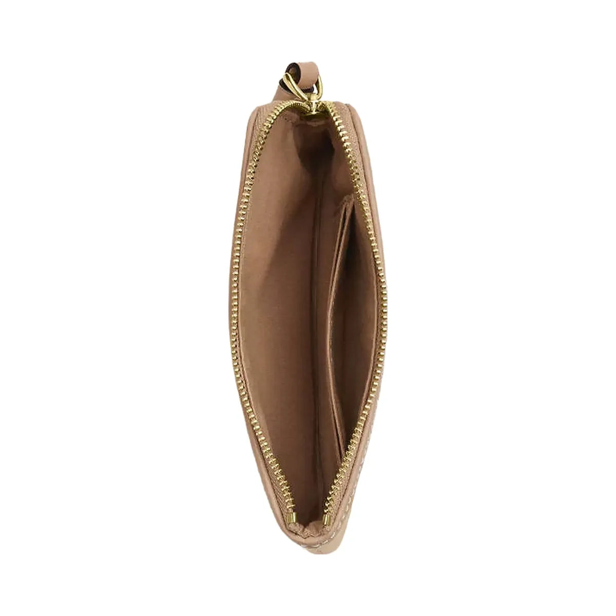 Coach Corner Zip Wristlet With Signature Canvas Im-Dark Natural Multi