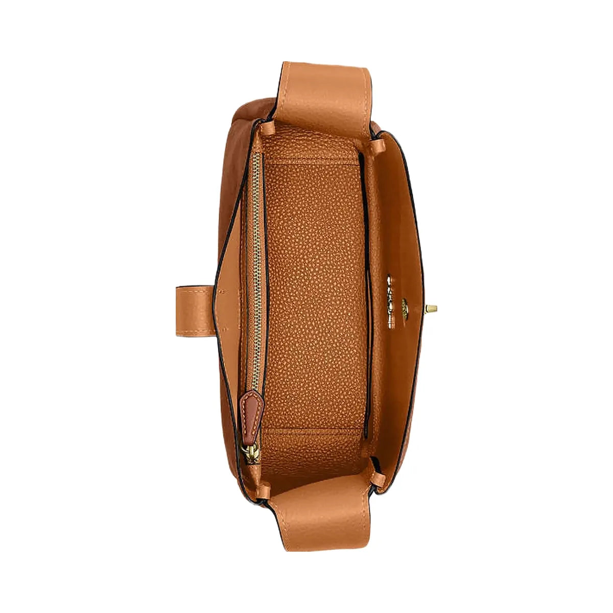 Coach Hadley Convertible Crossbody Bag Suede-Gold-Sienna