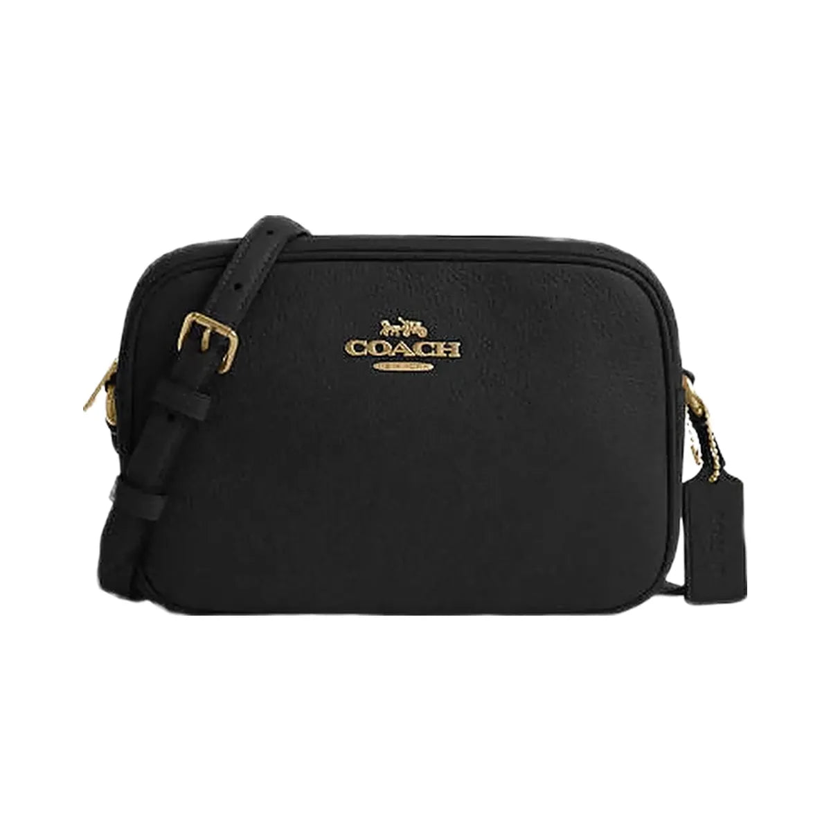 Coach Small Finn Crossbody Bag With Pouch In Maxi Signature Canvas Signature Canvas-Qb-Tan-Black