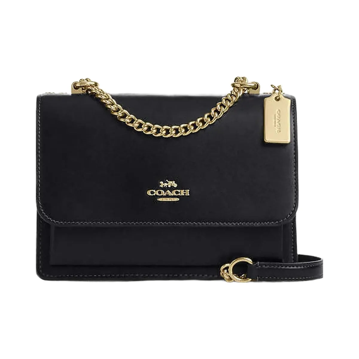 Coach Klare Crossbody Bag Calf Leather-Gold-Black