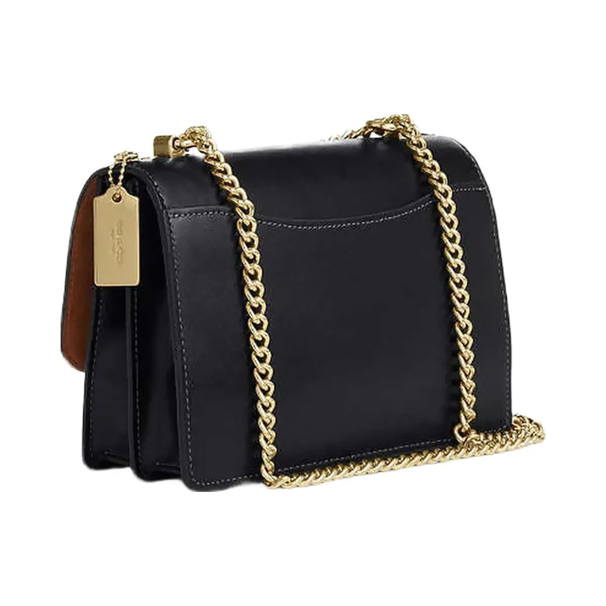 Coach Klare Crossbody Bag Calf Leather-Gold-Black