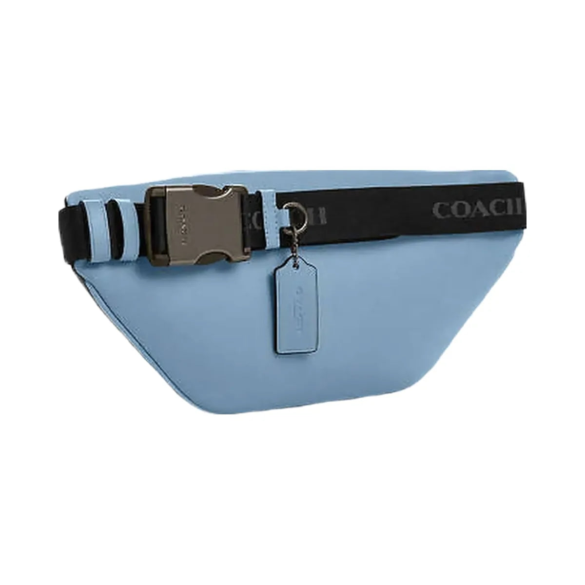 Coach Racer Small Belt Bag In Maxi Signature Canvas Qb-Charcoal-Pool