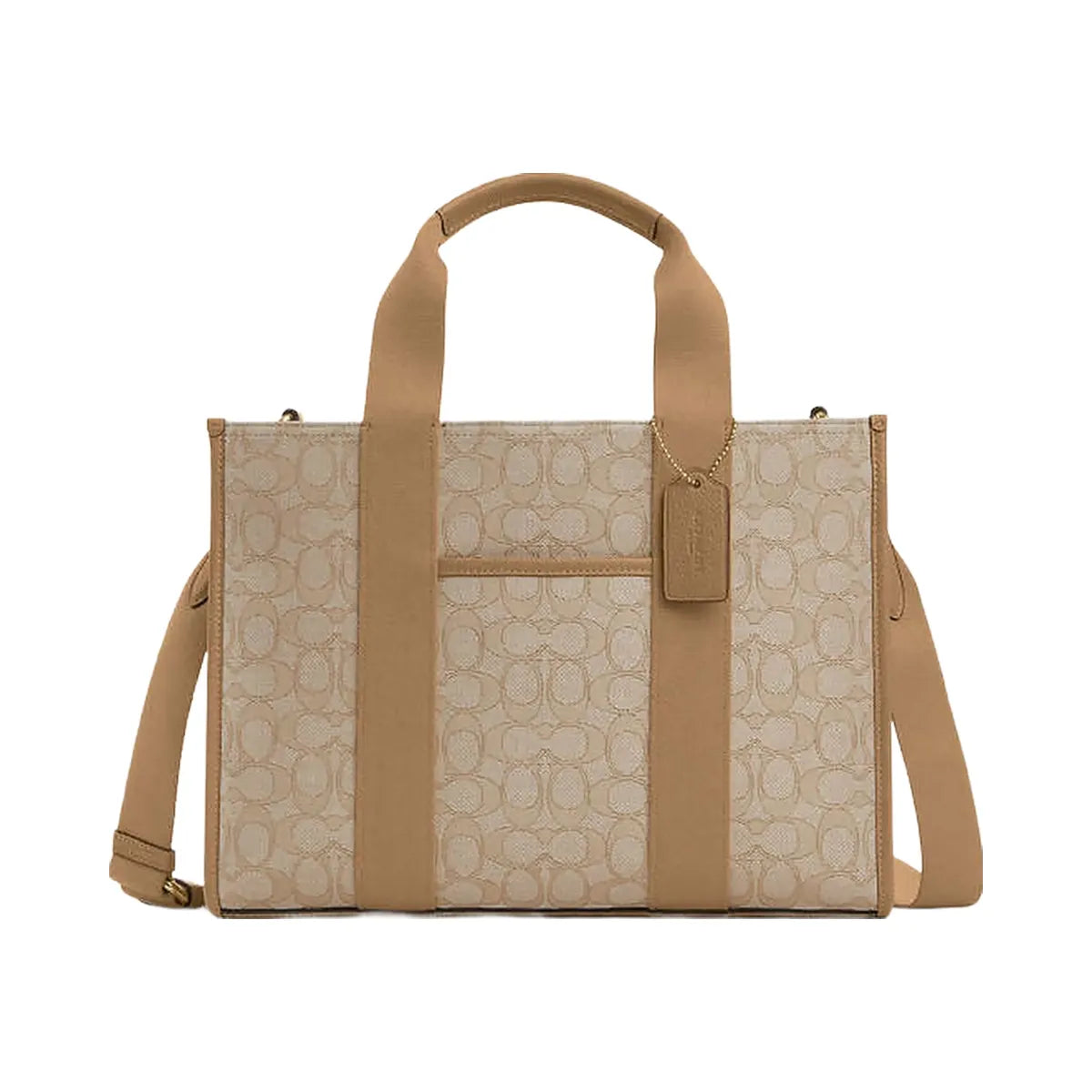 Coach Smith Tote Bag In Signature Jacquard Signature Jacquard-Gold-Light Khaki Multi