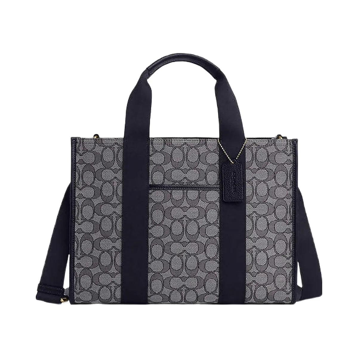 Coach Smith Tote Bag In Signature Jacquard Signature Jacquard-Gold-Navy-Midnight Navy