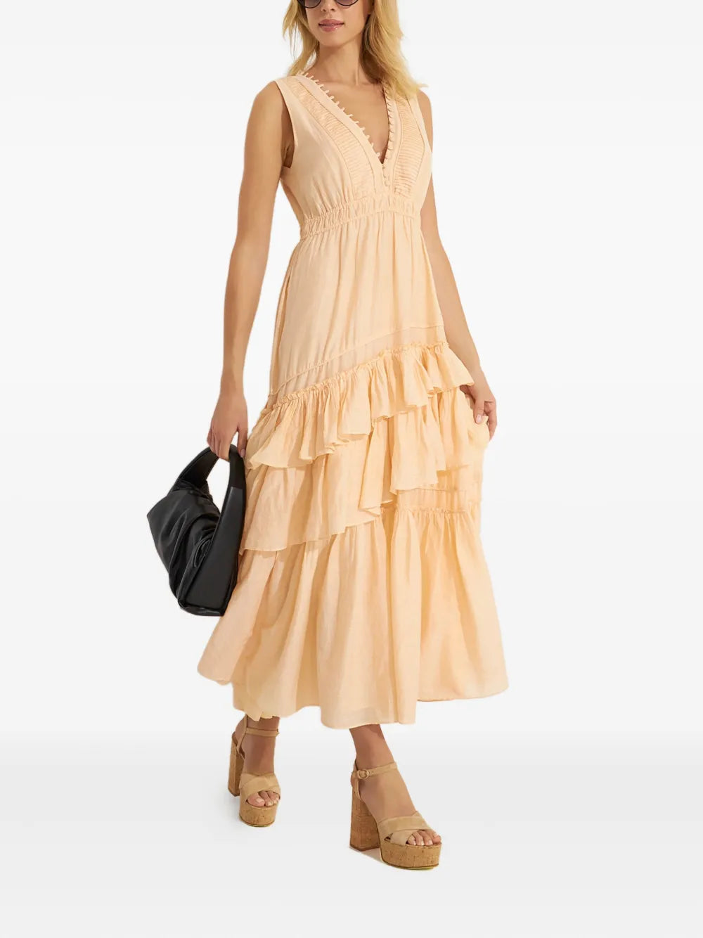 Jordie ruffled maxi dress
