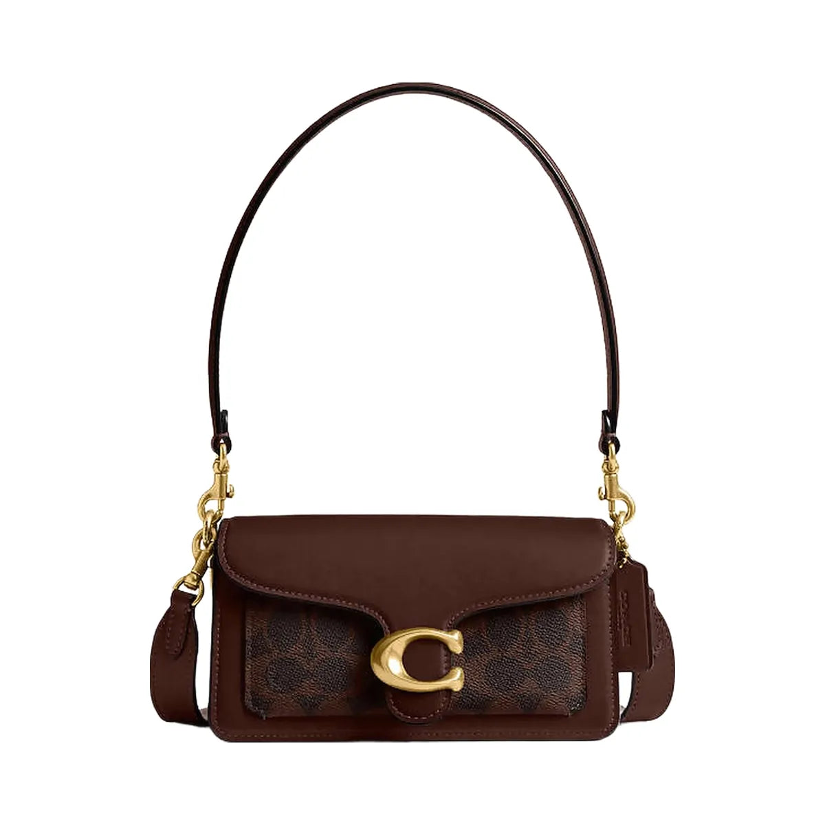 Coach Tabby Shoulder Bag 20 In Signature Canvas Signature Canvas-Brass-Maple