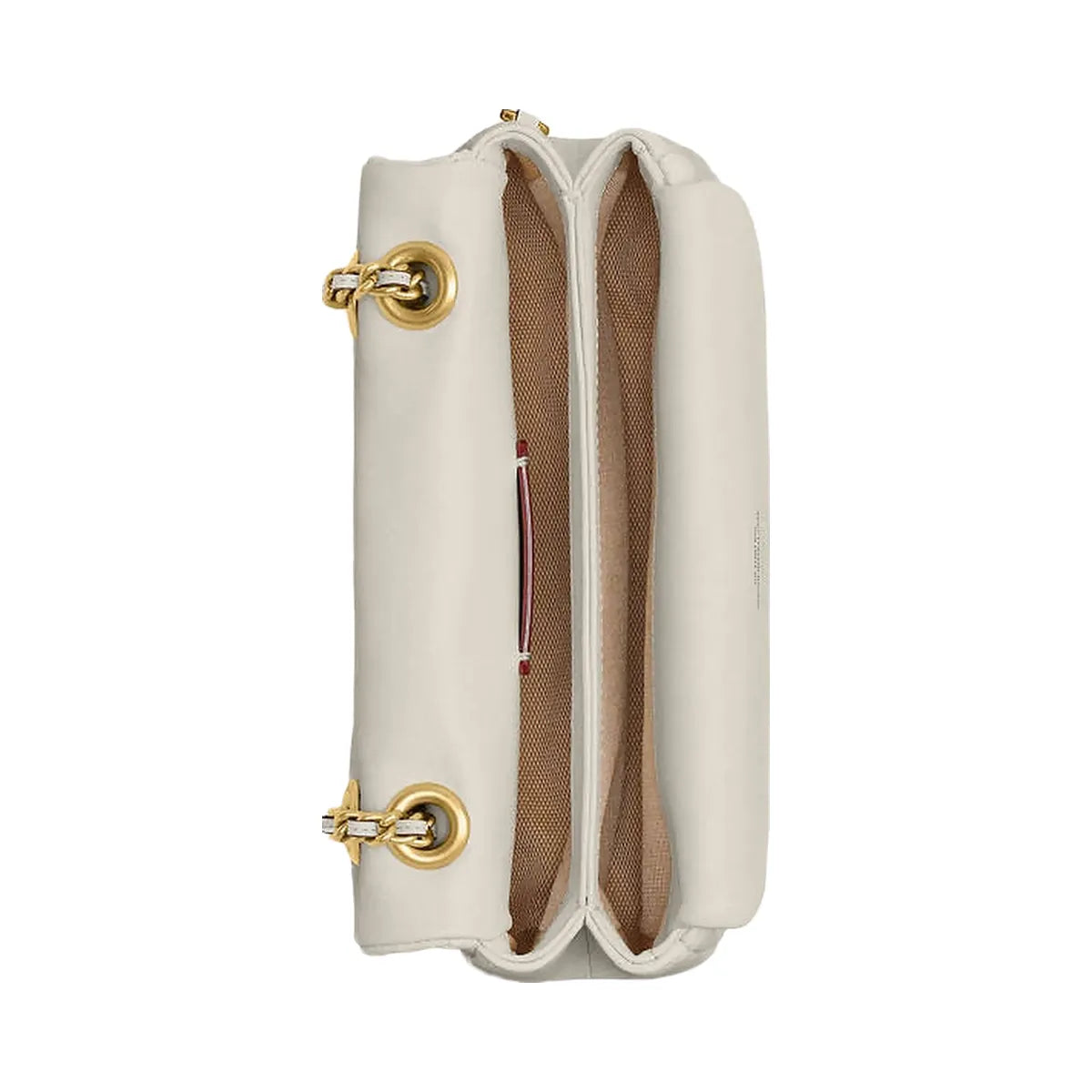 Coach Tabby Shoulder Bag 20 With Pillow Quilting Nappa Leather-Brass-Chalk