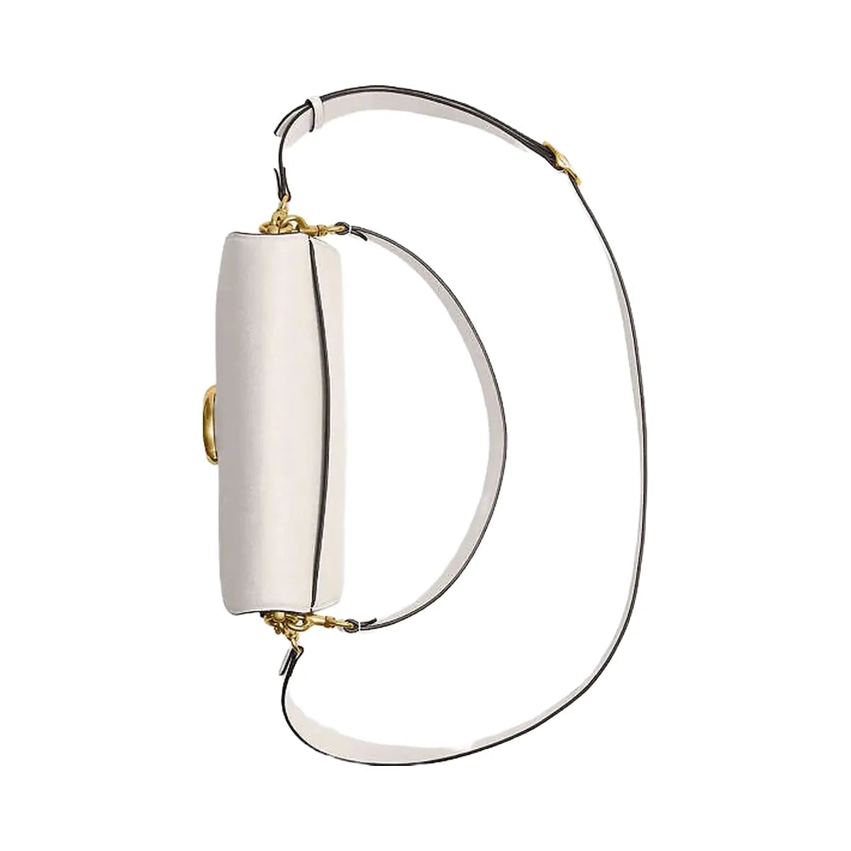 Coach Tabby Shoulder Bag 26 Polished Pebble Leather-Brass-Chalk