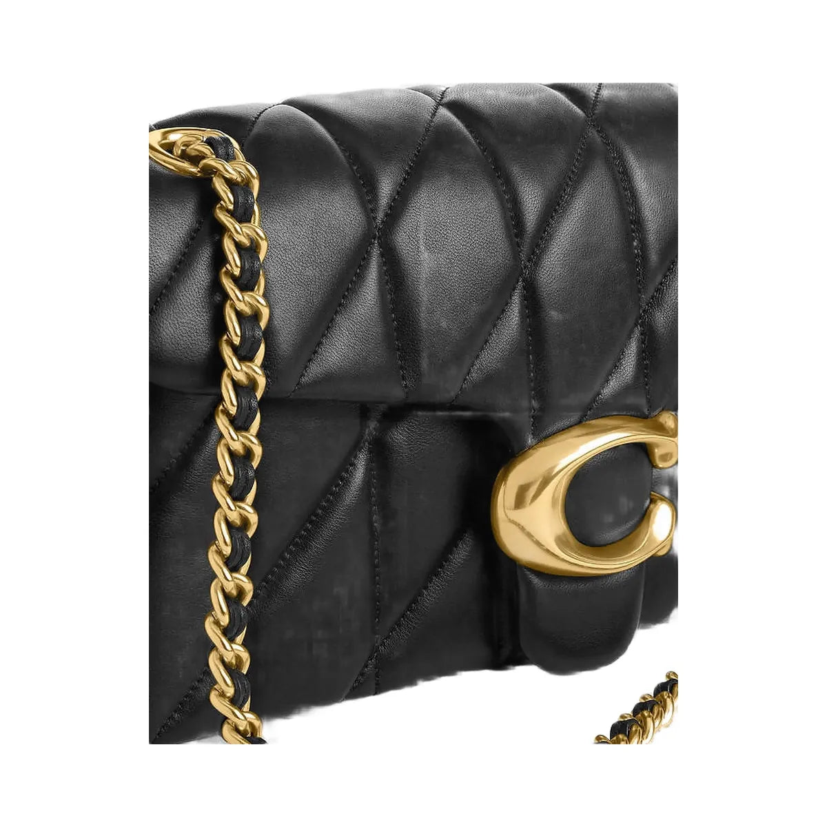 Coach Tabby Shoulder Bag 26 With Pillow Quilting Nappa Leather-Brass-Black