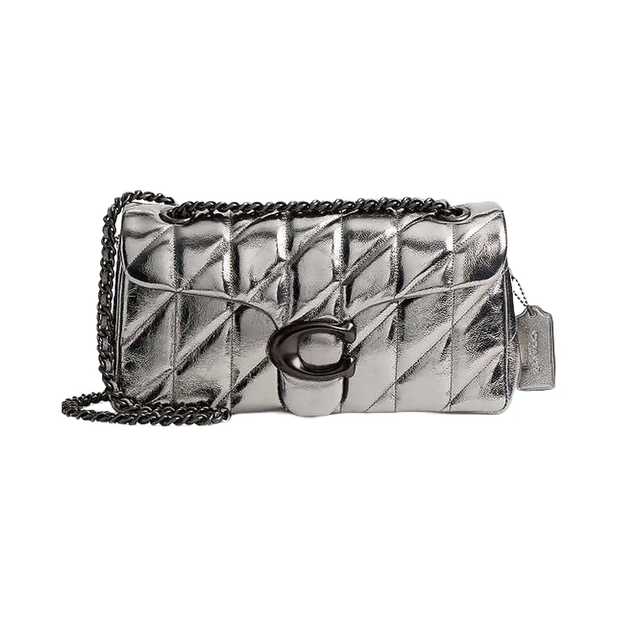 Coach Tabby Shoulder Bag 26 With Quilting Pewter-Anthracite