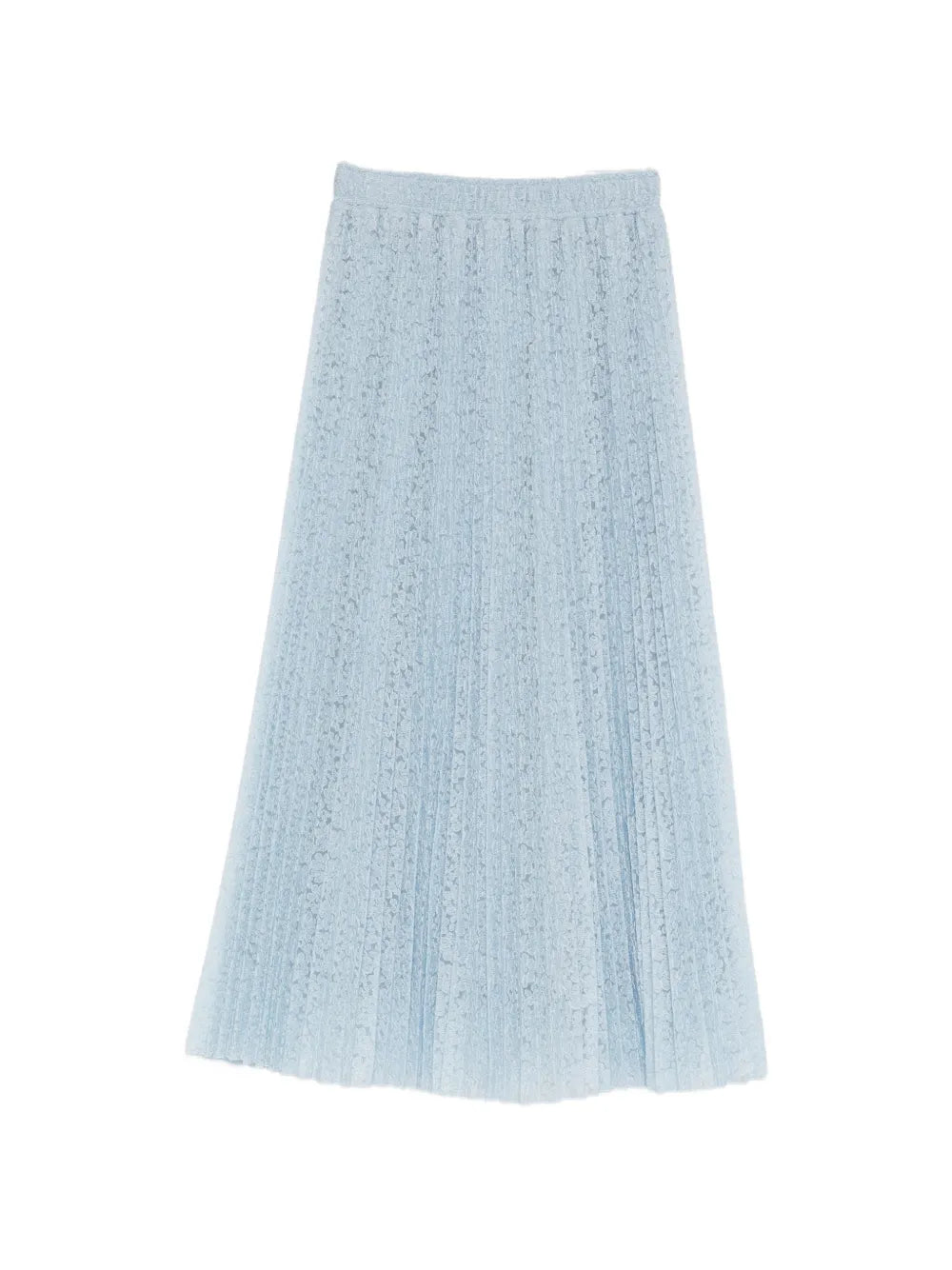 pleated lace skirt