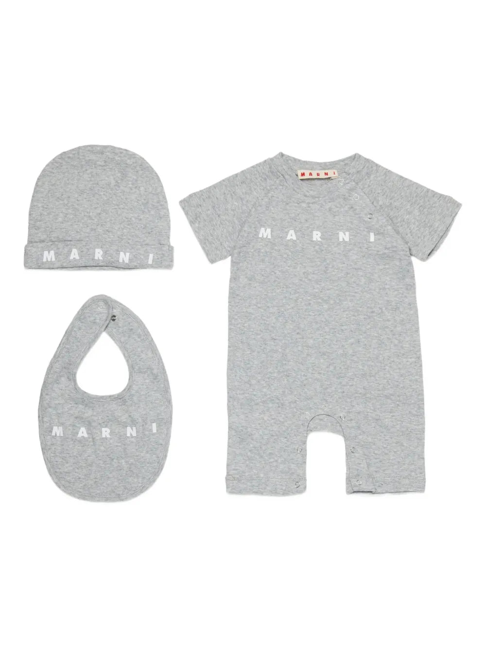 logo-print babygrow (set of three)