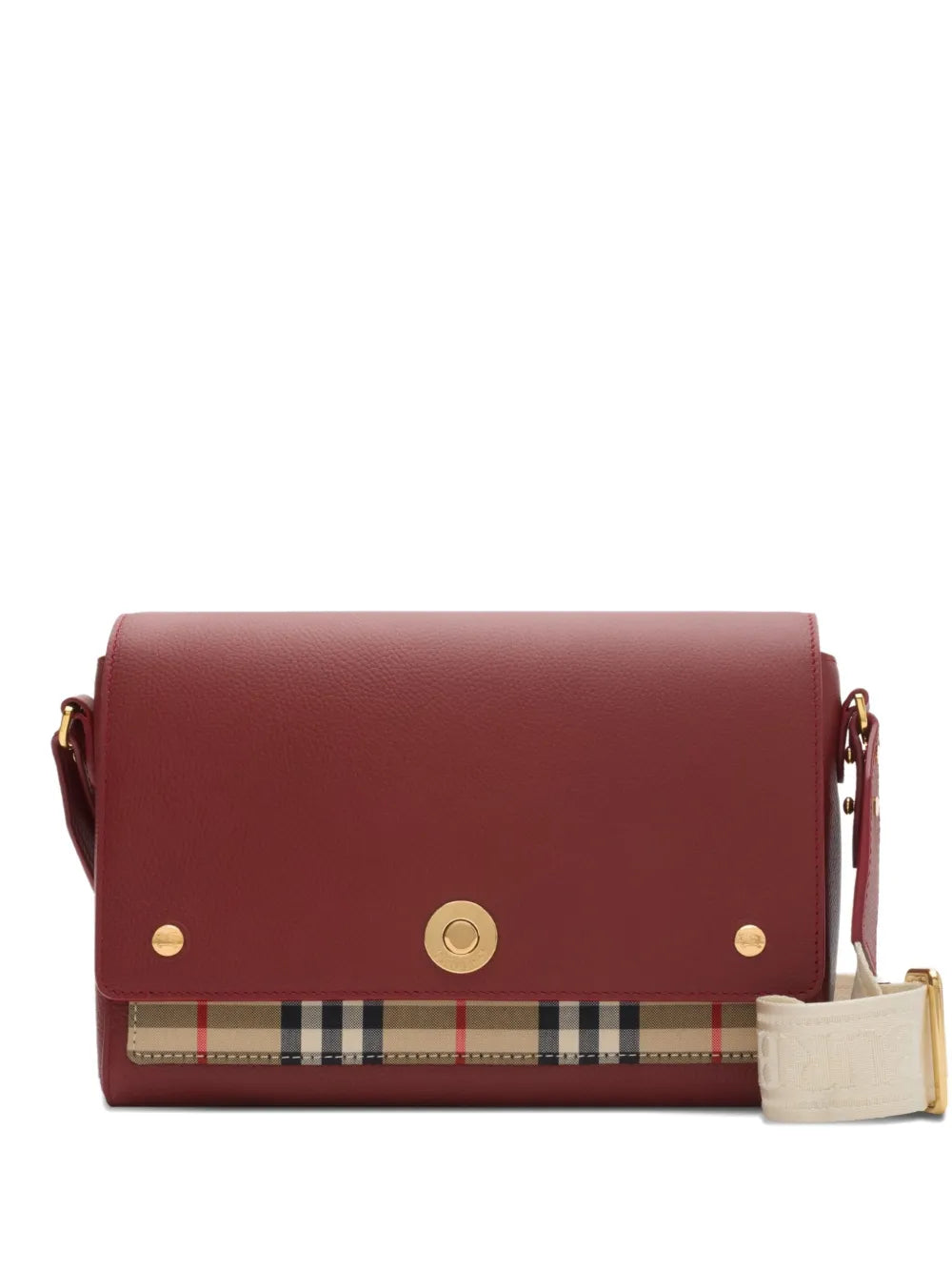Note leather cross body bag