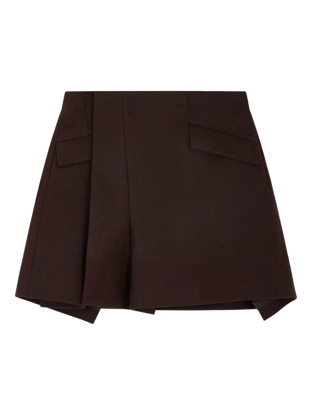 wrap mini skirt