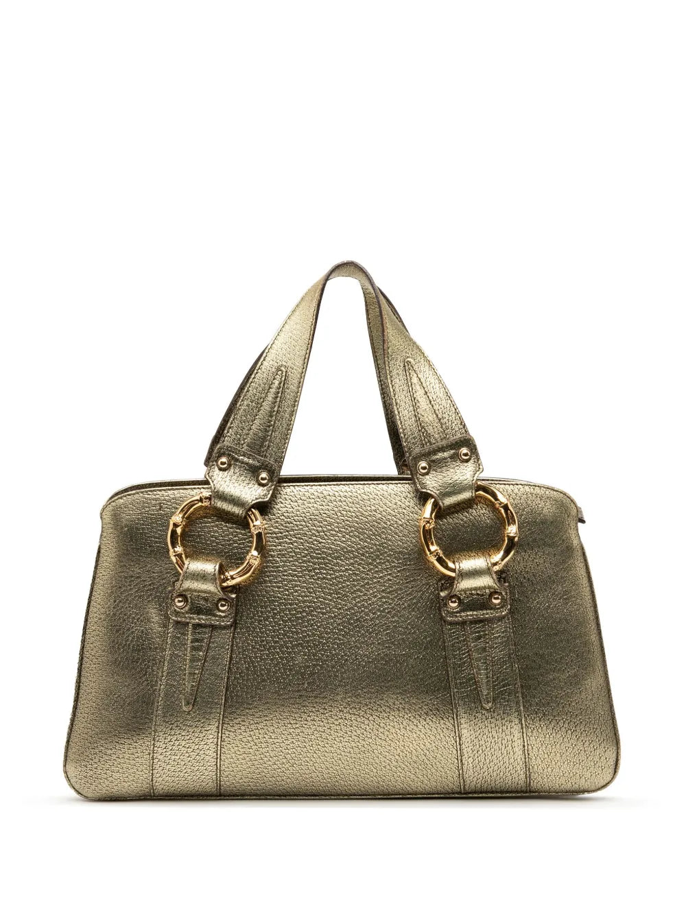 2000-2015 Metallic Calfskin Metal Bamboo handbag