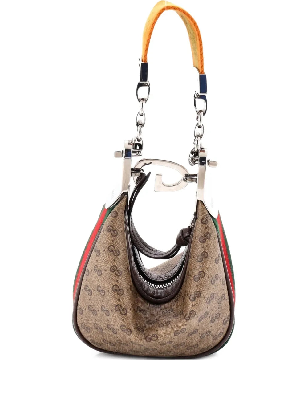 Attache Shoulder Bag Micro GG Coated Canvas Mini hobo bag
