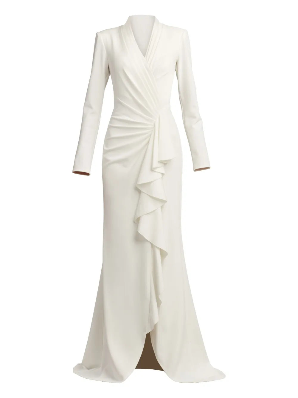Markum long-sleeve gown