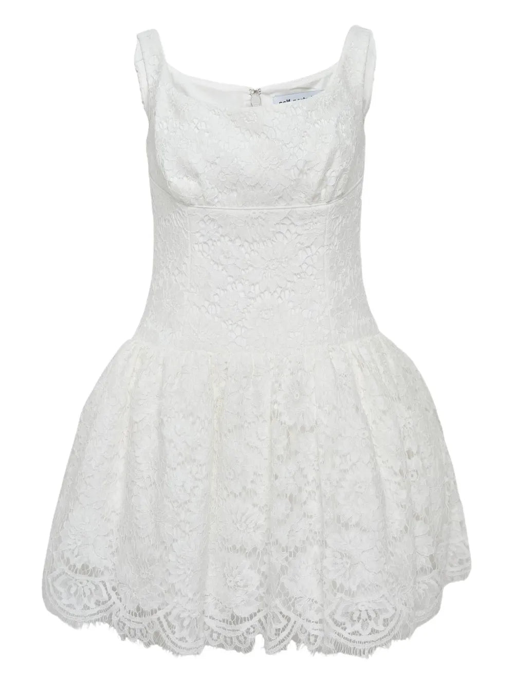 floral lace mini dress