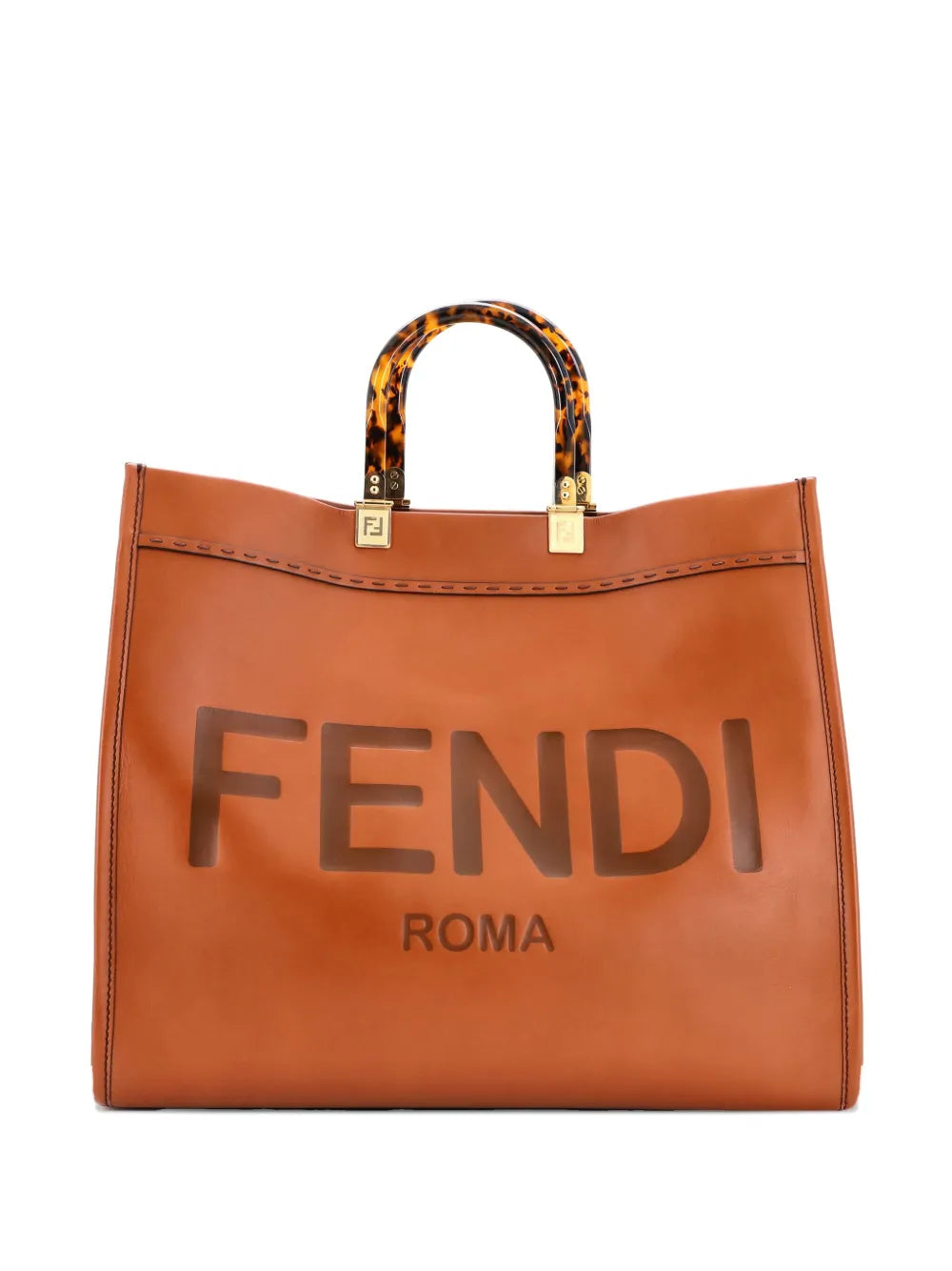 Sunshine Shopper Leather Large tote bag