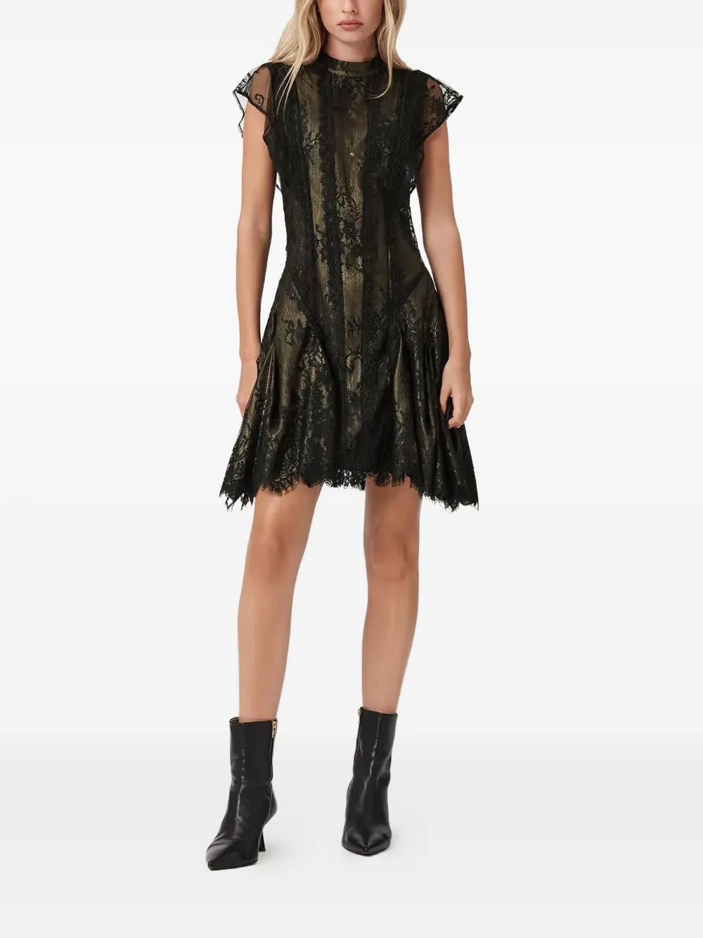 Fleur lace mini dress