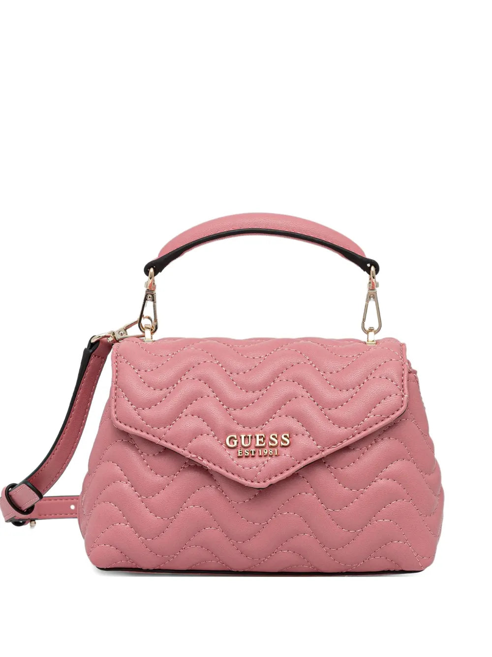 quilted top-handle cross body bag