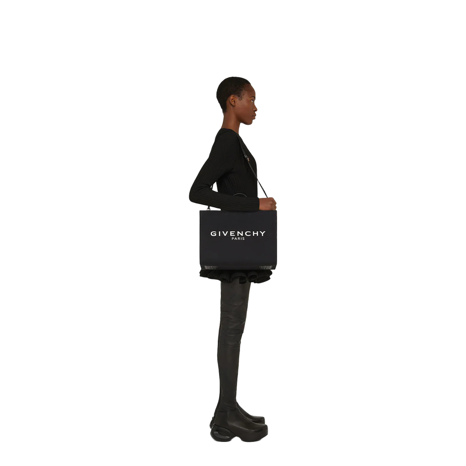 G-Tote Medium Shopping Bag In Canvas