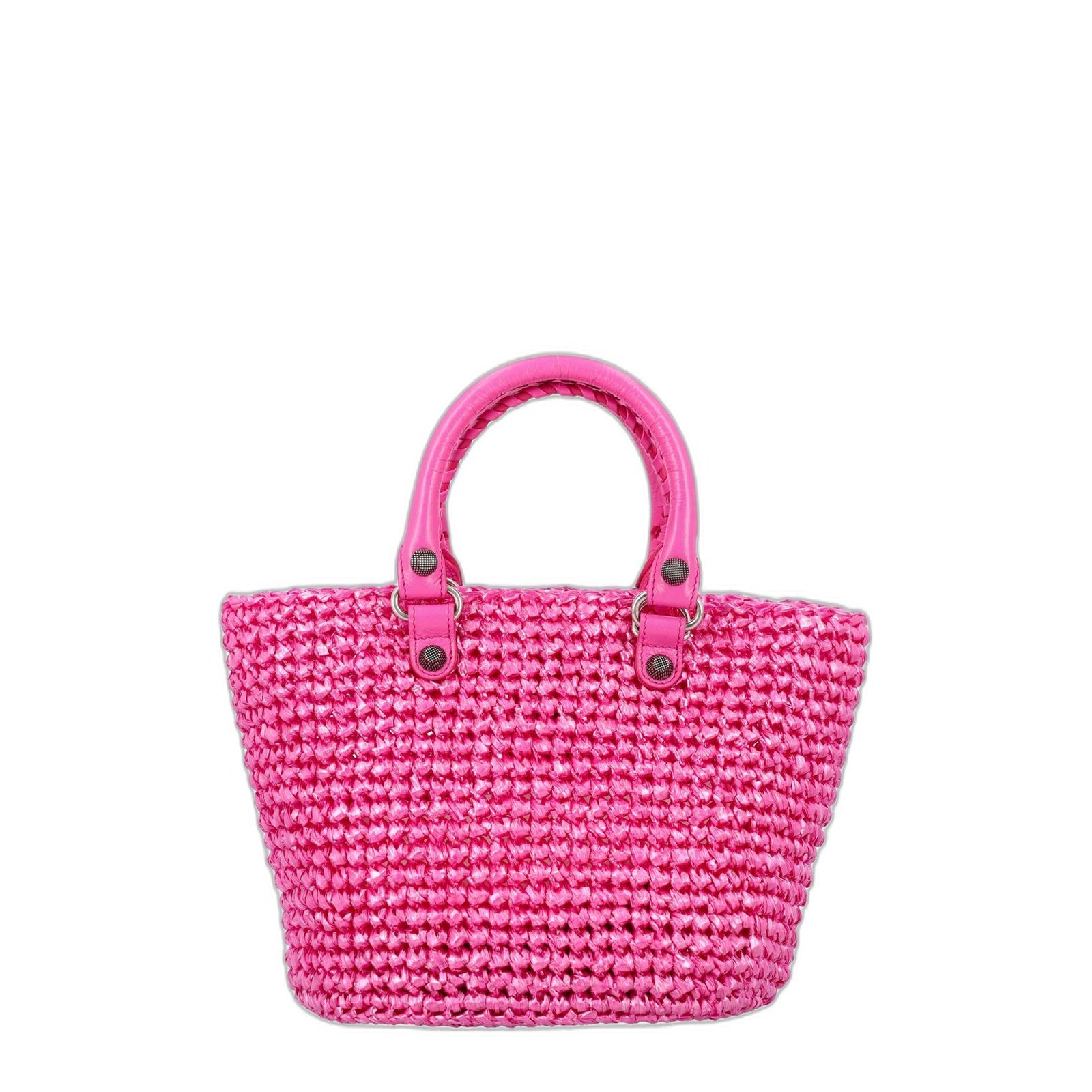 Le Cagole Small Panier Tote Bag in Pink