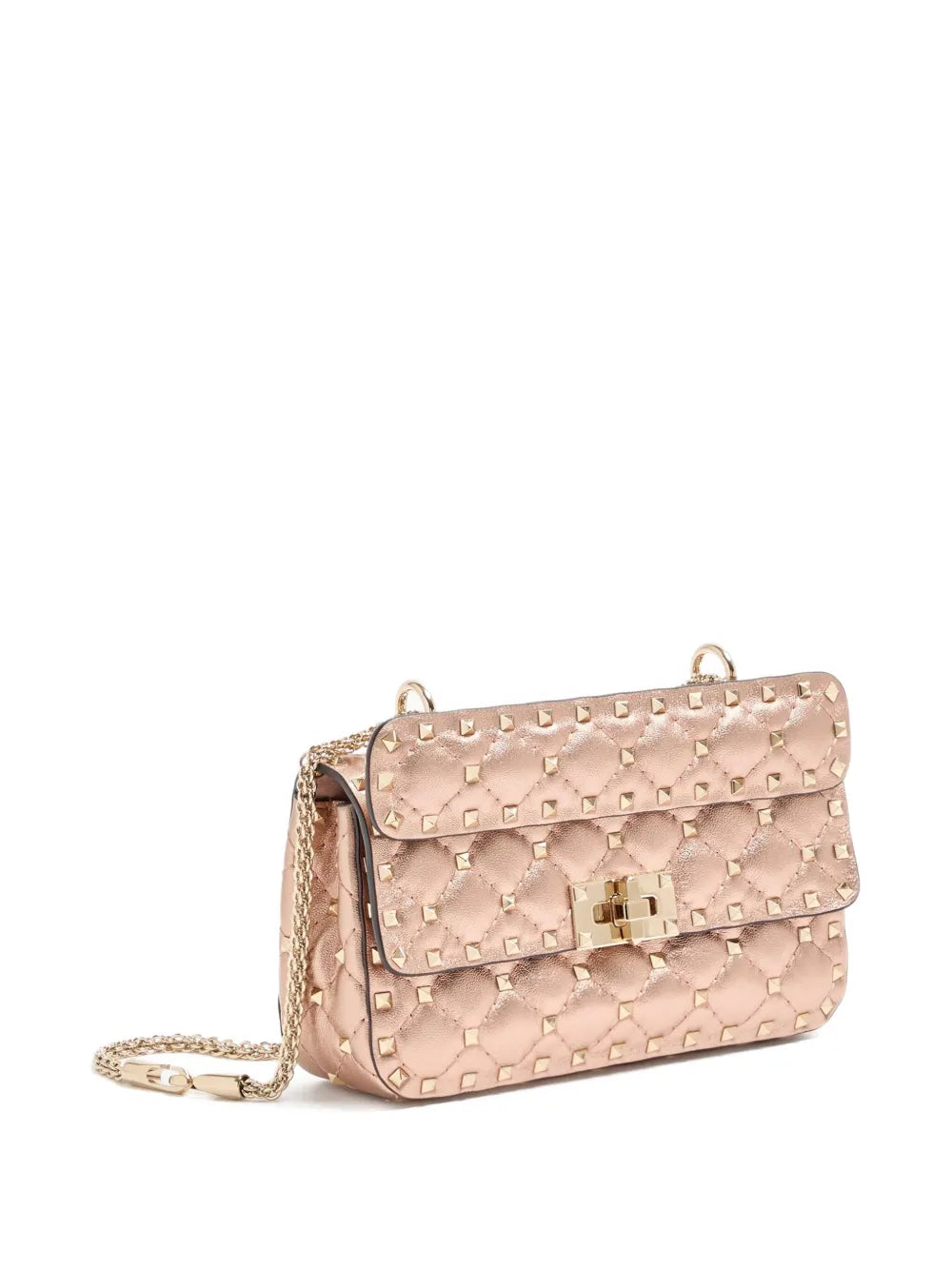 small Rockstud Spike quilted cross body bag