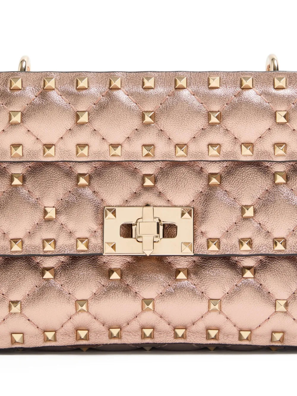 small Rockstud Spike quilted cross body bag