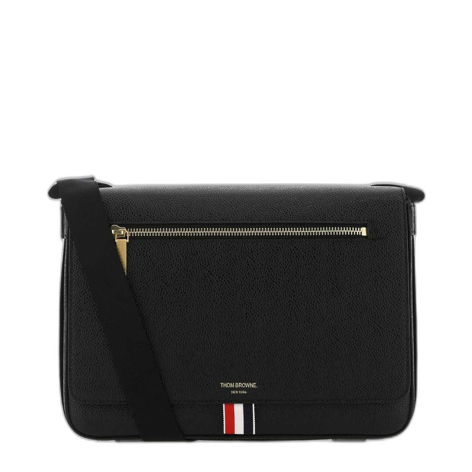 Black Leather Crossbody Bag