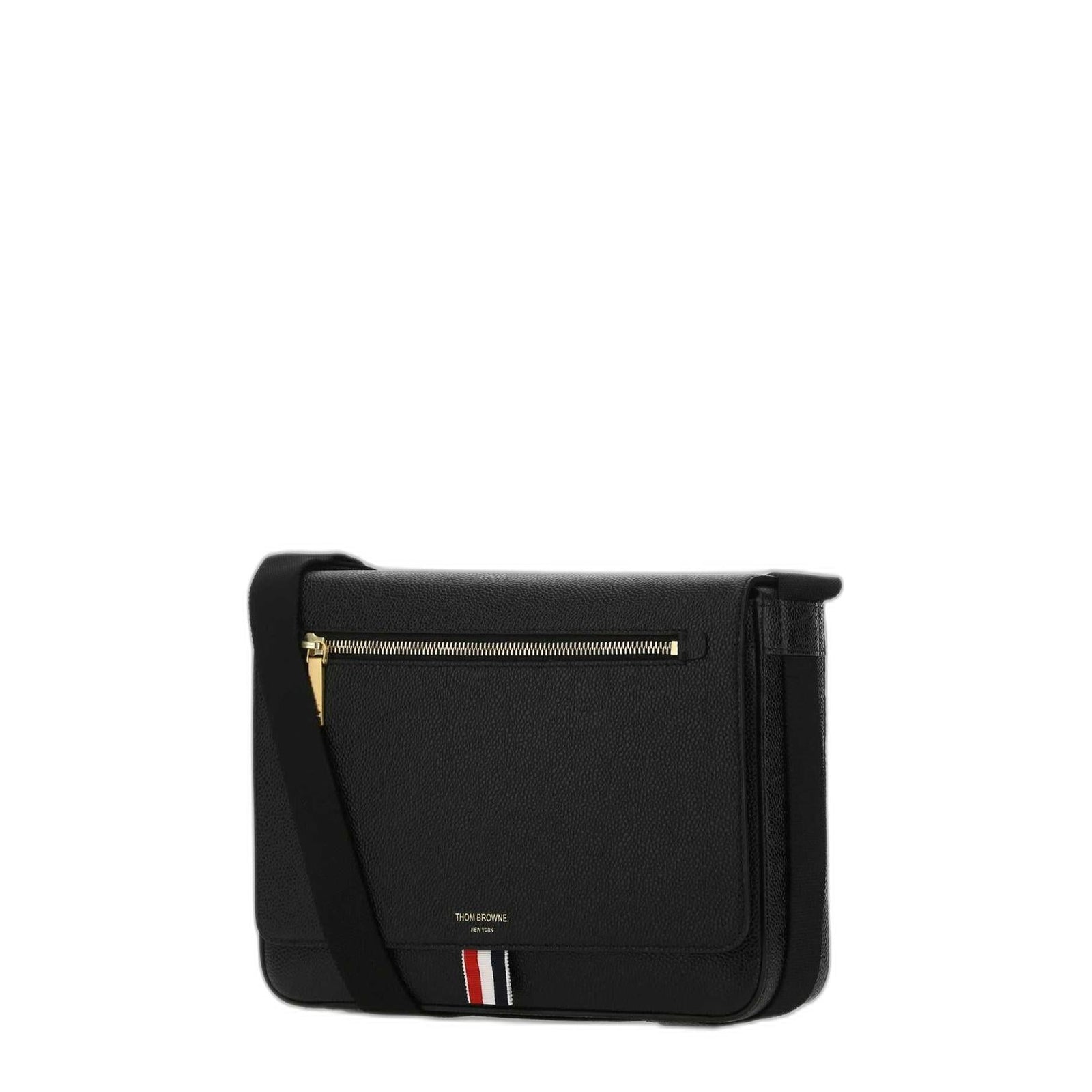 Black Leather Crossbody Bag