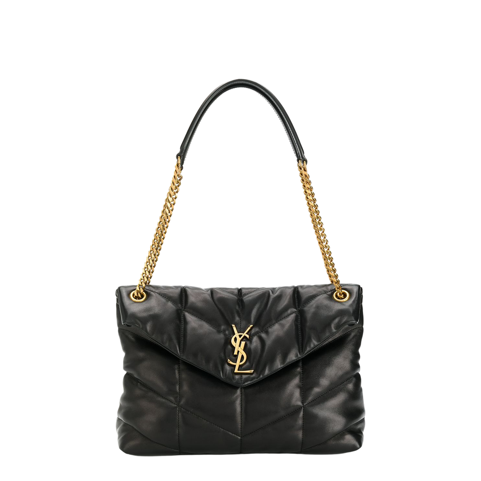 Puffer Medium Nappa leather Shoulder Bags - Black