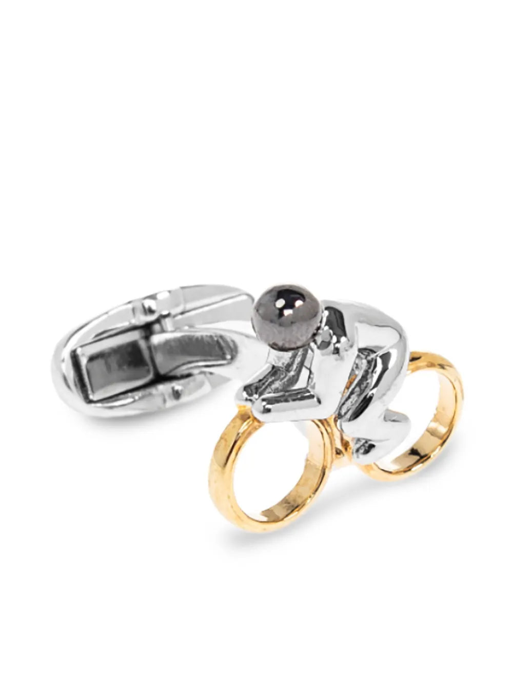 Cyclist cufflinks