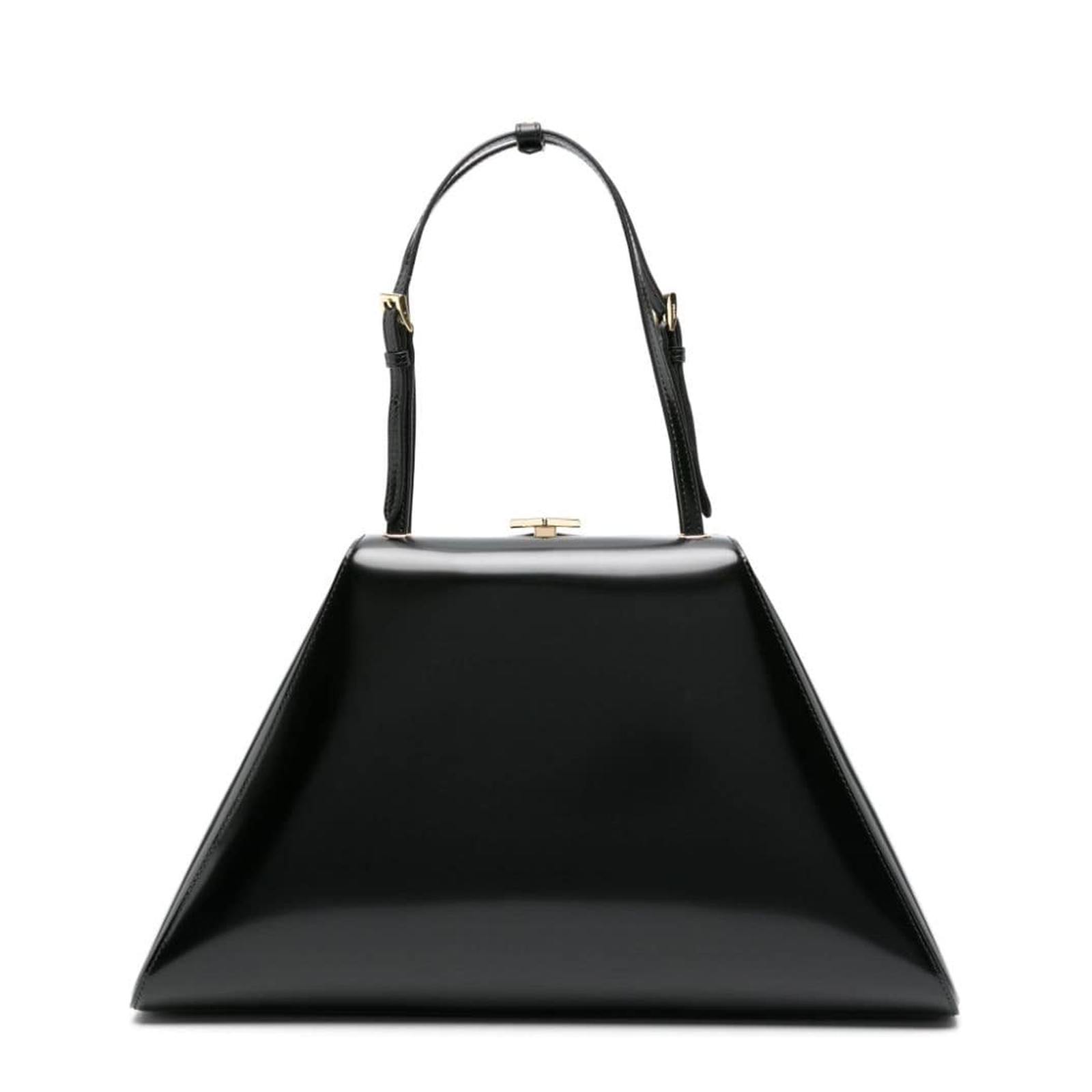 Patent-Leather Tote Bag